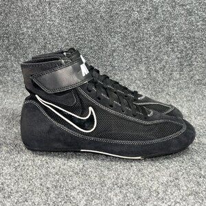 Nike Speedsweep VII Wrestling Shoes Men's Size 8 Black Athletic lace Hook Loop